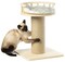 Wooden Cat Sisal Scratching Post Tree Tower with Seat Pet Bed Lounge